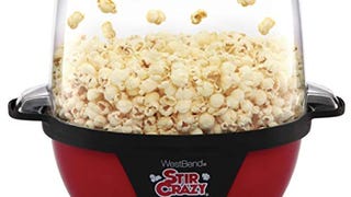 West Bend Stir Crazy Popcorn Machine Electric Hot Oil Popper...