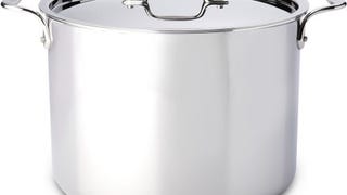 All-Clad 4512 Stainless Steel Tri-Ply Bonded Stockpot with...