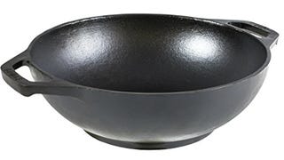 Lodge Manufacturing Company L9MW Mini Wok Cast Iron, 9"...