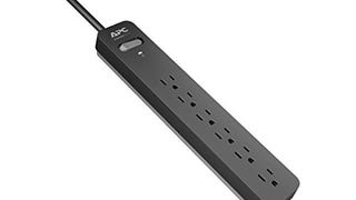 APC 6-Outlet Surge Protector Power Strip, PE63, 540 Joule...