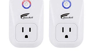 Smart Plug, 2 packs HAUSBELL Wi-Fi Plug with Countdown...