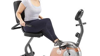 Marcy Recumbent Exercise Bike with Resistance ME-