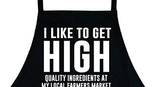 Dabbledown I Like To Get High, Manly Apron, Funny BBQ Apron...