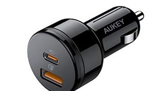 iPhone 12 Car Charger, AUKEY 36W USB C Car Charger with...