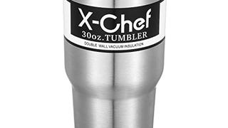 X Chef Stainless Steel Double Wall Vaccum Tumbler 30 oz...