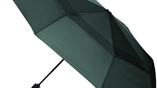 Amazon Basics Automatic Open Travel Umbrella with Wind...