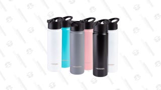 2-Pack: Vessel 22oz Double-Wall Stainless Steel Water Bottles