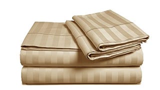 CHATEAU HOME COLLECTION 100% Egyptian Cotton 4-Piece Sheet...