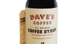 Dave's 16 Oz Vanilla All Natural Cold Brewed Coffee...