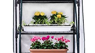 Gardman R687 4-Tier Mini Greenhouse, 27" Long x 18" Wide...