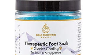 Gold Mountain Beauty Glacier Cooling Foot Soak with Tea...