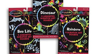 Melissa & Doug Scratch Art Activity Kits Set - Rainbow,...