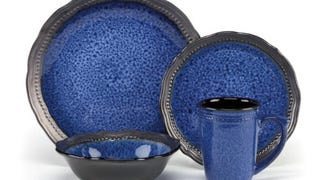 Cuisinart CDST1-S4JEB Stoneware Jenna Blue Collection 16-...