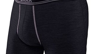 Saxx Men M-Blacksheep Boxer Fly Black/Heather Clothing...