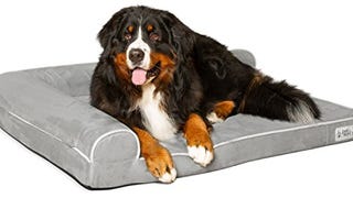 PetFusion BetterLounge Orthopedic Dog Bed | Solid CertiPUR-...