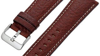 Hadley-Roma MS-906 Brown 22mm Men's Genuine Leather Watch...