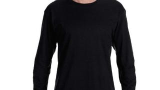 HANES Long Sleeve Tagless ComfortSoft T-Shirt Black