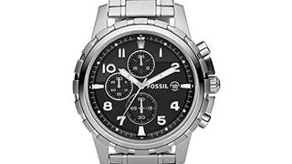 Fossil Men's Dean Quartz Stainless Chronograph Watch, Color:...