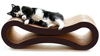 PetFusion Cat Scratcher Lounge - Walnut Brown, 1 Level...