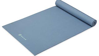 Gaiam Yoga Mat Premium Solid Color Non Slip Exercise & Fitness...