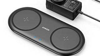 Anker Wireless Charger, PowerWave 10 Dual Pad, Qi Certified,...