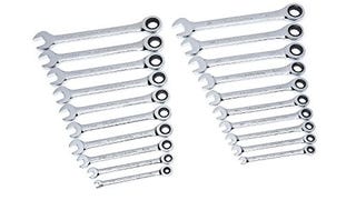 Gearwrench 20-Piece Ratcheting Wrench Set, SAE and Metric...