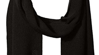 BOSS Men's Albas Knit Scarf_Obsolete, Black2, One