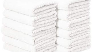 Amazon Basics 100% Cotton hand towels for bathroom - 12...