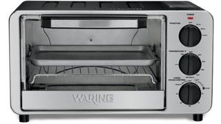 Waring Pro WTO450 Professional Toaster Oven, Brushed Stainless...