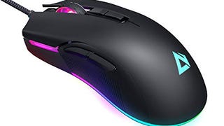 AUKEY RGB Gaming Mouse Wired with 6 Adjustable DPI Levels...