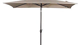 Abba Patio Rectangular Patio Umbrella Outdoor Market Table...