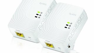 Zyxel 600 Mbps Mini Powerline AV2 Gigabit Adapter, Starter...