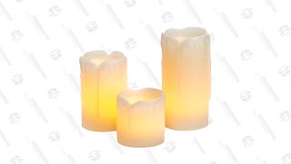 3 Piece Flameless Pillar Candle Set