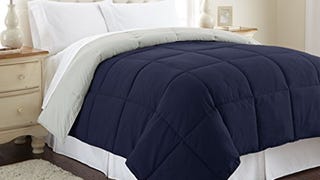 Modern Threads Down Alternative Microfiber Quilted Reversible...