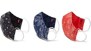 Levi's Re-Usable Bandana Print Reversible Face Mask, Dress...