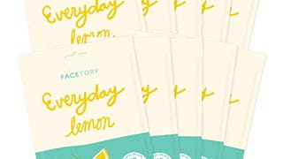 FACETORY Everyday Lemon Illuminating Sheet Mask With No...