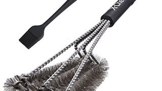 Grill Brush and Scraper, 18" Grill Brush Bristle BBQ Grill...