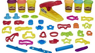 Play-Doh Fun Factory Deluxe Set, 31 Tools & 6 Cans, Christmas...