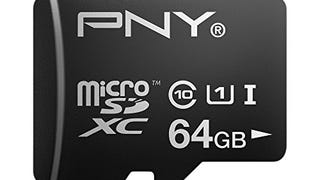 PNY High Performance 64GB High Speed microSDXC Class 10...