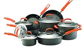 Rachael Ray Brights Hard-Anodized Nonstick Cookware Set...