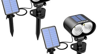 Mpow Solar Spotlight, 2-in-1 Outdoor Landscape Light Security...