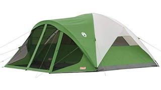 Coleman Evanston Screened Camping Tent, 6/8 Person Weatherproof...