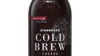 Starbucks, Cold Brew, Vanilla Fig & Cream, 11 fl oz. glass...