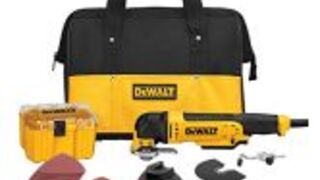 DEWALT Oscillating Tool, 3-Amp, Includes Wood Blades, Sandpaper...