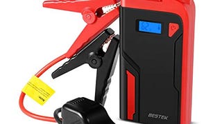 BESTEK Car Jump Starter, 300A Peak 5600mAh 2-in-1 Portable...