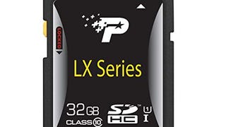 Patriot LX Series 32GB SDHC Card Class 10 UHS-I Ultra Fast...