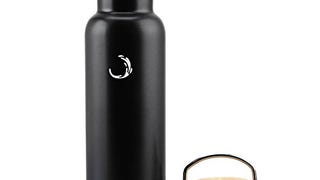 32 oz Stainless Steel Water Bottle, Fnova Flask Insulated...