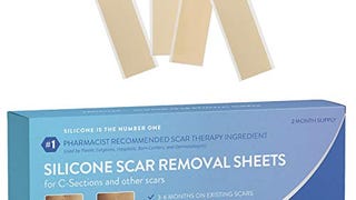 Aroamas Professional Silicone Scar Removal Sheets for Scars...