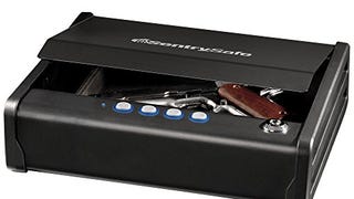 SentrySafe Gun Safe with Digital Keypad Lock, Pistol Safe...