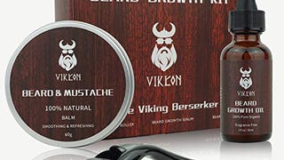 Beard Growth Kit, Beard Derma Roller Kit for Men, Patchy...